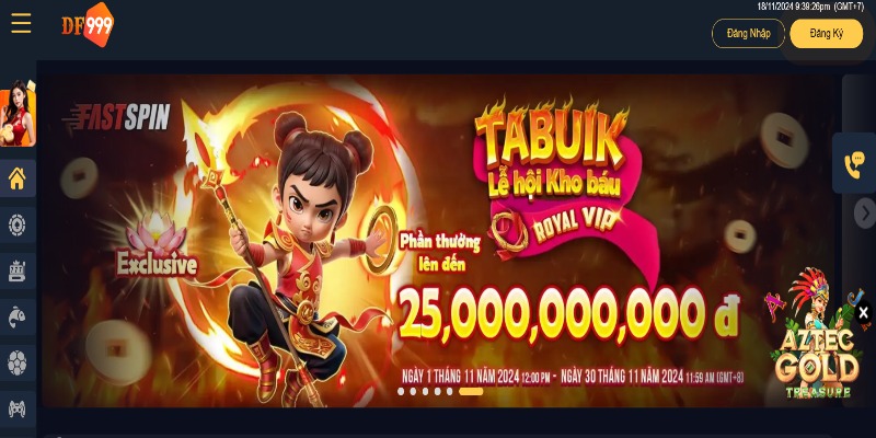 Casino trực tuyến DF999 nạp rút nhanh được lòng player