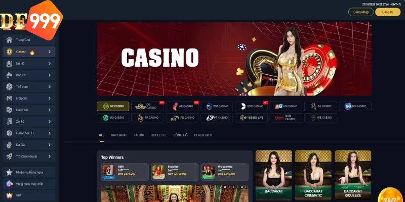 Tổng quan sảnh casino DF999