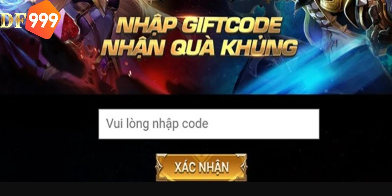 Nhập mã code để nhận thưởng khủng